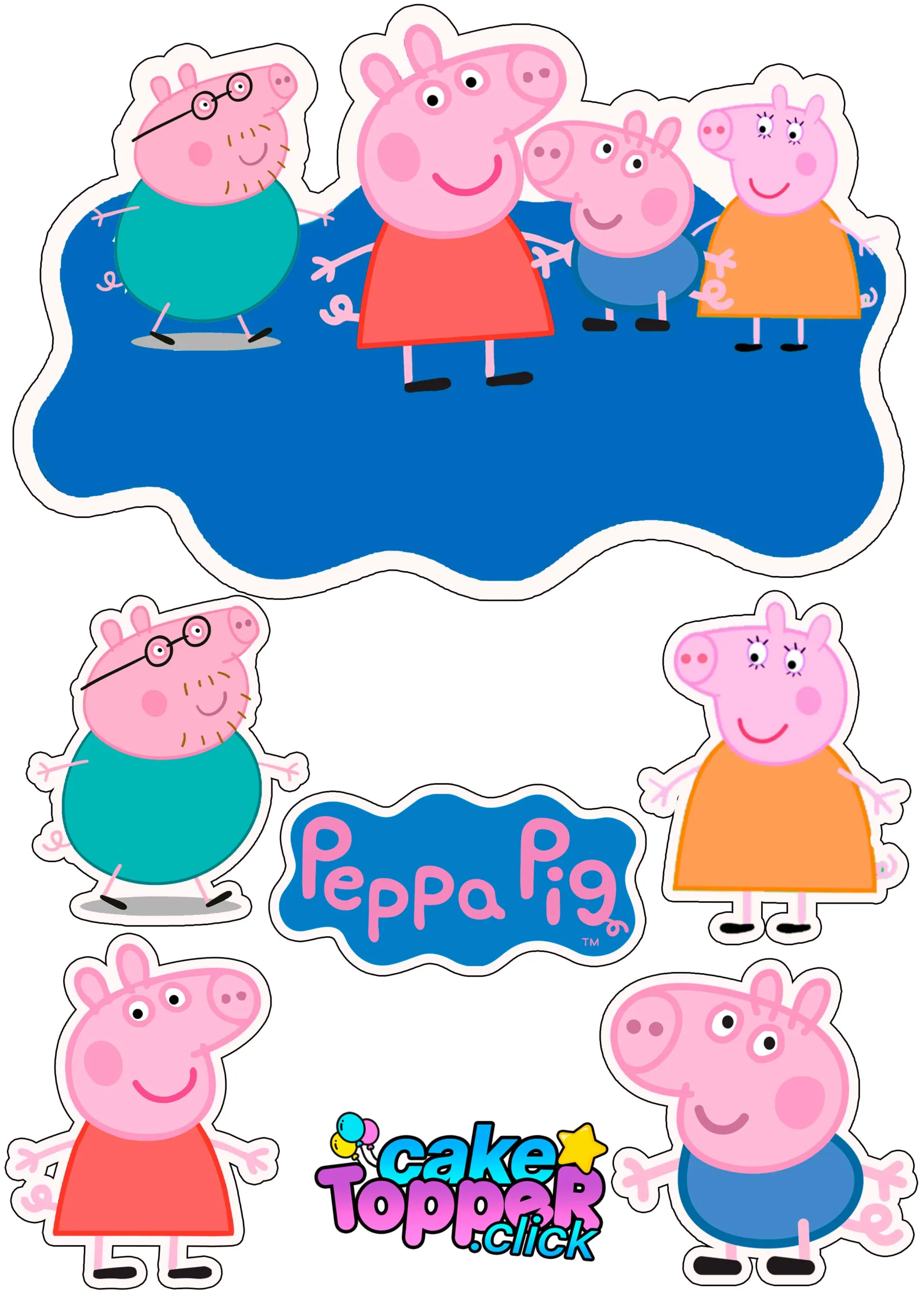 Peppa Pig- Ideias para imprimir ANIVERSÁRIO! 